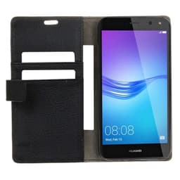 Mobilplånbok 2-kort Huawei Y6 2017 (MYA-L41)  - Svart