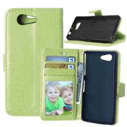 Mobilplånbok 3-kort Sony Xperia Z3 Compact (D5803)  - Grön