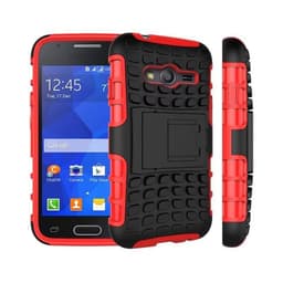 Stødfast Cover med stativ Samsung Galaxy Trend 2 (SM-G313H) : farve - rød