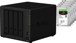 Synology DiskStation DS918+ 4-Bay + 4x 4 TB hårddisk