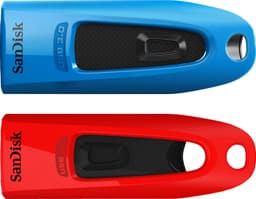 SanDisk Ultra USB 3.0 32 GB USB-stik (2-pak)