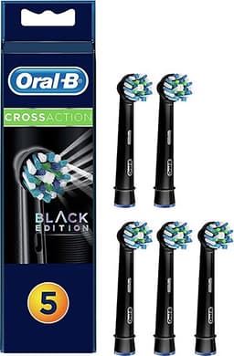 Oral-B CrossAction harjaspäät 5 kpl (musta)