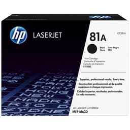 HP blækpatron 81A Original LaserJet Sort