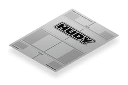 HUDY Pastic Set-Up Board-mærkat 282x386mm 1 / 10TC
