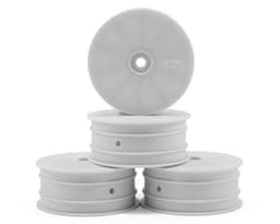 JConcepts Mono 1/10 Buggy Wheel Front - Hvid (4)