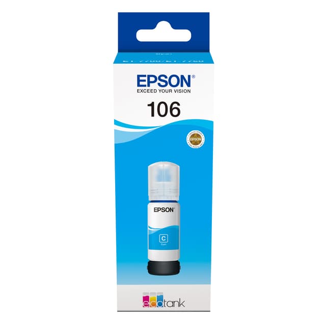 Epson bläckpåfyllning 106 EcoTank Cyan