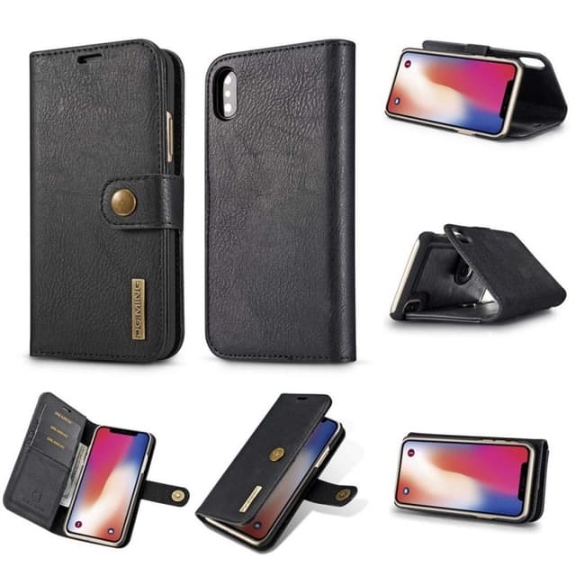 Mobilplånbok DG-Ming 2i1 Apple iPhone XS Max (6.5")  - Svart