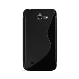 S-Line Silicone Cover til Huawei Ascend Y550 : farve - sort