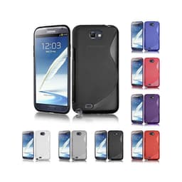 S Line silikon skal Samsung Galaxy Note 2 (GT-N7100) Röd