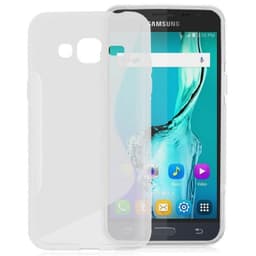 S-Line Silicone Cover til Samsung Galaxy J3 / J3 2016 (SM-J300 / J320F) : farve - gennemsigtig