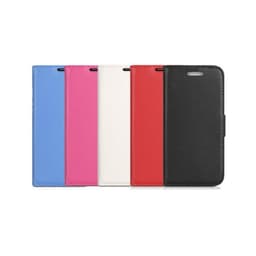 Lompakkokotelo 2-kortti Huawei Ascend P6 (P6-U06)  - punainen