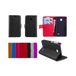 Lommebokdeksel 2-kort Nokia X (RM-980)  - Svart