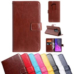 Lommebokdeksel 3-kort Motorola One Zoom (XT2010-1)  - Rosa