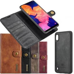 Mobilplånbok DG-Ming 2i1 Samsung Galaxy A10 (SM-A105F)  - Brun