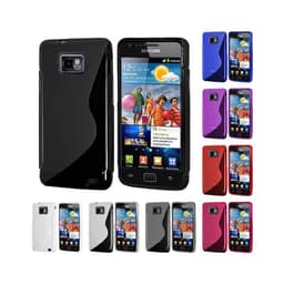 S-Line Silicone Cover til har brug for Galaxy S2 / Plus : farve - Lysebrun