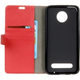 Mobilplånbok 2-kort Motorola Moto Z2 Force (XT1789)  - Röd