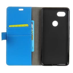 Lommebokdeksel 2-kort Huawei P Smart 2018 (FIG-L21)  - Blå