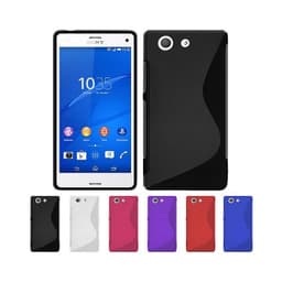 S-Line Silicone Cover til Sony Xperia Z3 Compact (D5803) : farve - Grå