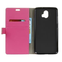 Lompakkokotelo 2-kortti ZTE Blade V8 Pro  - pinkki