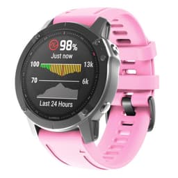 Sport Rannekoru Garmin Fenix 6S - Vpunainen