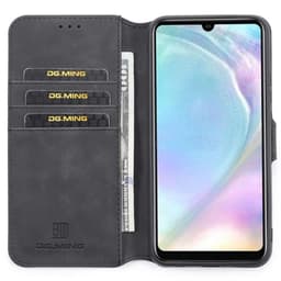 DG-Ming Wallet 3-kort til Huawei P30 Lite (MAR-LX1)  - sort