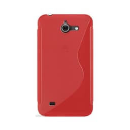 S-Line Silicone Cover til Huawei Ascend Y550 : farve - rød