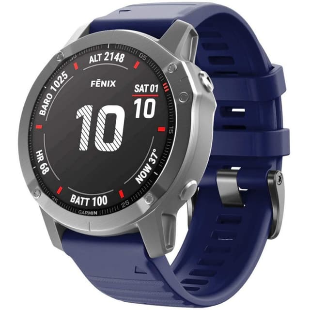 Sport Armbånd Garmin Fenix 6 - Navy Blue