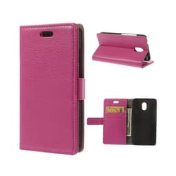 Lommebokdeksel 2-kort HTC Desire 210  - Rosa