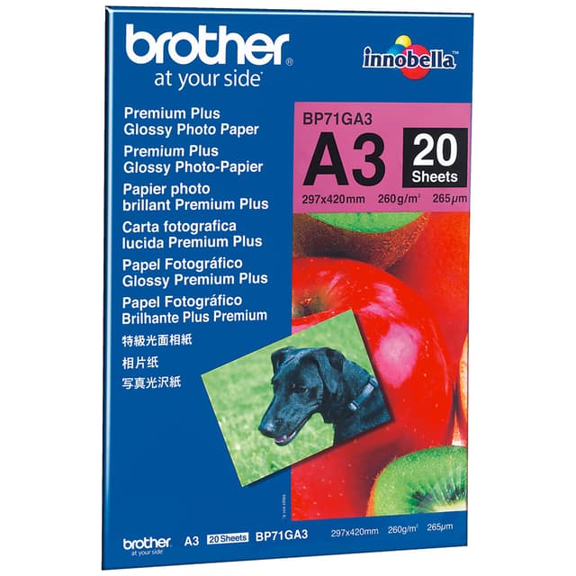 Brother BP71GA3 glanset fotopapir