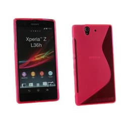 S-Line Silicone Cover til Sony Xperia Z (c6603) : farve - lyserød
