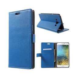 Mobilplånbok 2-kort Samsung Galaxy E7 (SM-E700)  - Blå