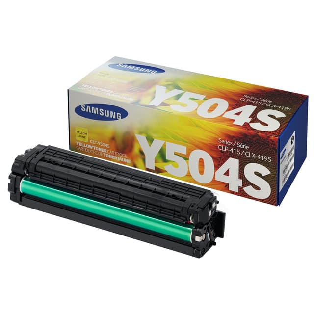 Samsung tonerkassett CLT-Y504S Gul