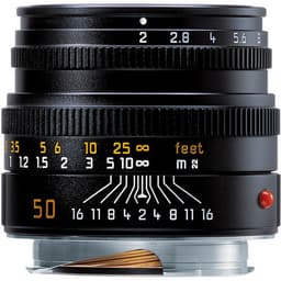 Leica Summicron-M f/2 50mm, Sort