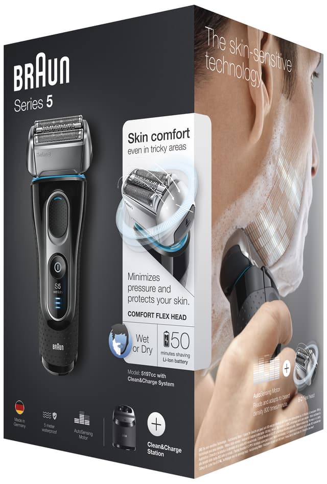 Braun Series 5 shaver 5197cc | Elgiganten