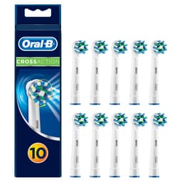 Oral B CrossAction tannbørstehoder 8+2 stk