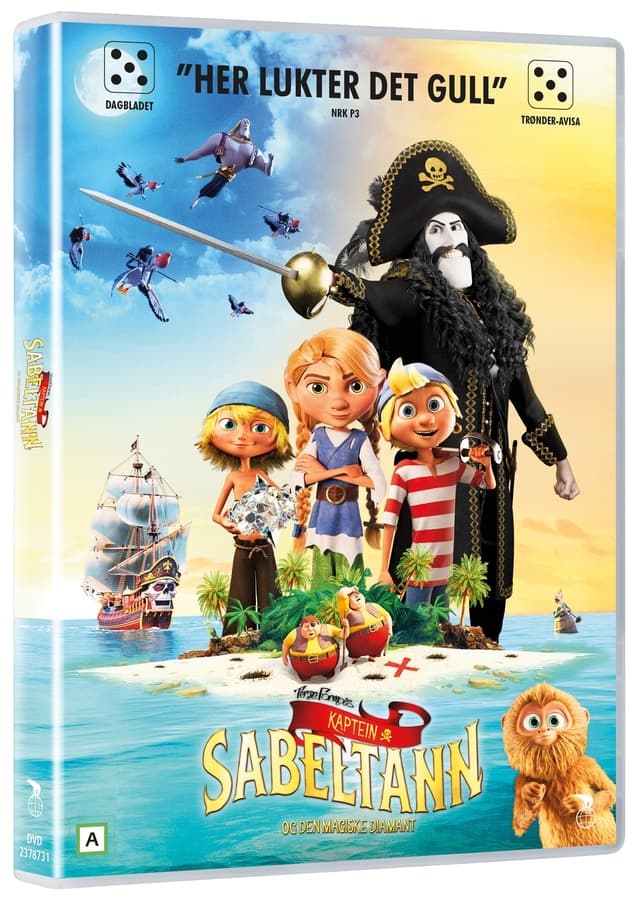 KAPTEIN SABELTANN OG JAKTEN PÅ DEN MAGISKE DIAMANT (DVD)