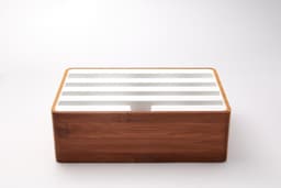ALLDOCK Medium 3.0 Laddningsstation, Bambu/Vit