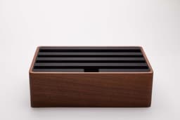 ALLDOCK Medium 3.0 Ladestander, Saksanpähkinä/Musta