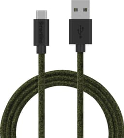 Smartline USB-A - USB-C kaapeli 2 m (tummanvihreä)