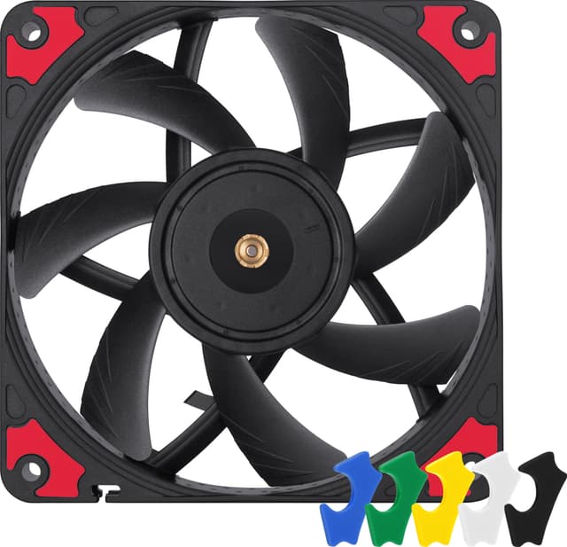 Noctua NF-A12x15 120mm PWM-fläkt (chromax.black.swap)