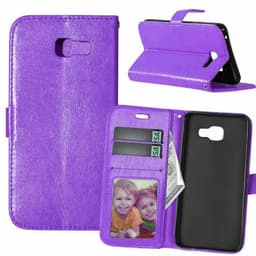 Lompakkokotelo 3-kortti Samsung Galaxy J5 Prime (SM-J527F)  - violetti