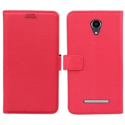 Lompakkokotelo 2-kortti ZTE Blade L110  - punainen