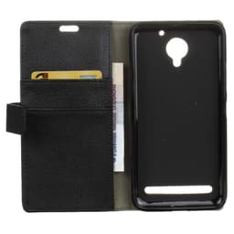 Wallet 2-kort Lenovo Vibe C2  - sort
