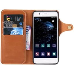 Retro lompakkokotelo Huawei P10 Plus (VKY-L29)  - ruskea