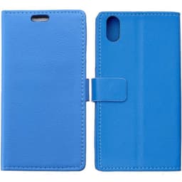 Lompakkokotelo 2-kortti Apple iPhone X / Xs  - sininen