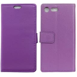 Lompakkokotelo 2-kortti Sony Xperia XZ1 (G8341)  - violetti