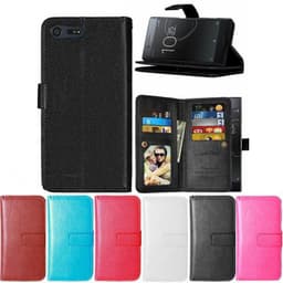 Dubbelflip Flexi 9-kort Sony Xperia XZ Premium (G8141)  - Brun