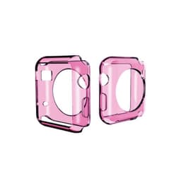 Caseonline Apple Watch 42mm silikone cover : farve - lyserød