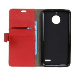 Lompakkokotelo 2-kortti Motorola Moto E4 (XT1760)  - punainen