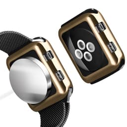 Caseonline Apple Watch 38mm Bumper Case Metallic Guld